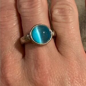 Silver & Tiger Eye Ring